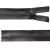 Молния водонепроницаемая PVC Т-7, 20 см, неразъемная, цвет (301)-т.серый - купить в Ульяновске. Цена: 21.56 руб.