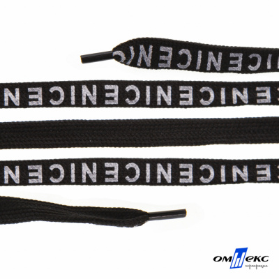 Шнурки #107-06, плоские 130 см, "СENICE" , цв.чёрный - купить в Ульяновске. Цена: 23.03 руб.