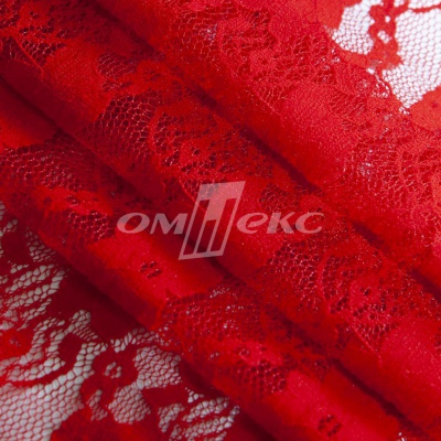 Кружевное полотно стрейч 15A61/RED, 100 гр/м2, шир.150см - купить в Ульяновске. Цена 1 580.95 руб.