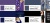 Костюмная ткань "Элис" 18-3921, 200 гр/м2, шир.150см, цвет голубика - купить в Ульяновске. Цена 306.20 руб.