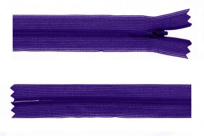 Молния потайная Т3 866, 50 см, капрон, цвет фиолетовый - купить в Ульяновске. Цена: 8.62 руб.
