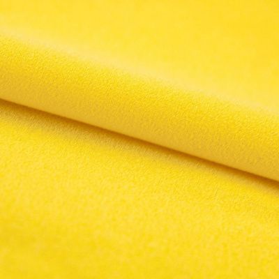 Креп стрейч Амузен 12-0752, 85 гр/м2, шир.150см, цвет жёлтый - купить в Ульяновске. Цена 194.07 руб.
