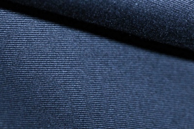Ткань костюмная 8874/3, цвет темно-синий, 100% полиэфир - купить в Ульяновске. Цена 433.60 руб.