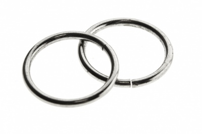 Кольцо металлическое d-15 мм, цв.-никель - купить в Ульяновске. Цена: 2.45 руб.