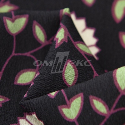 Плательная ткань "Фламенко" 10.1, 80 гр/м2, шир.150 см, принт растительный - купить в Ульяновске. Цена 241.49 руб.