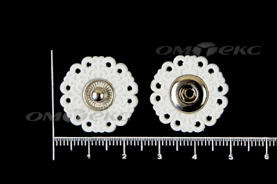 Кнопки пришивные №6 S20мм пластиковые белые - купить в Ульяновске. Цена: 9.88 руб.