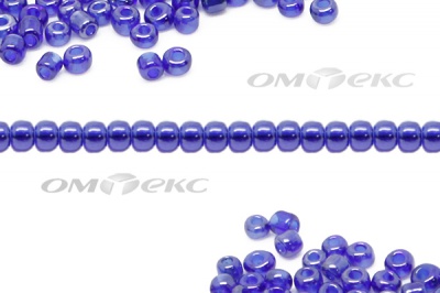 Бисер (TL) 11/0 ( упак.100 гр) цв.108 - синий - купить в Ульяновске. Цена: 44.80 руб.