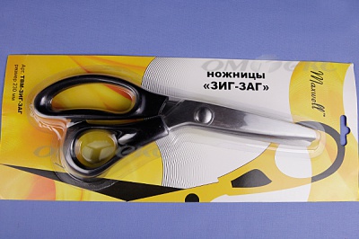 Ножницы ЗИГ-ЗАГ "MAXWELL" 230 мм - купить в Ульяновске. Цена: 1 041.25 руб.