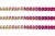 Пайетки "ОмТекс" на нитях, CREAM, 6 мм С / упак.73+/-1м, цв. 89 - розовый - купить в Ульяновске. Цена: 468.37 руб.