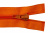 Спиральная молния Т5 849, 75 см, автомат, цвет оранжевый - купить в Ульяновске. Цена: 16.28 руб.