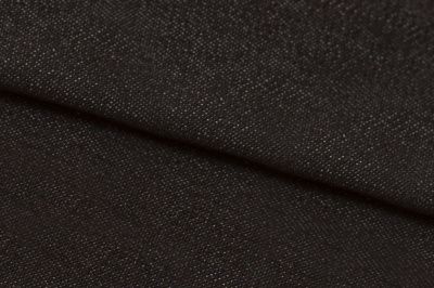 Ткань джинсовая №96, 160 гр/м2, шир.148см, цвет чёрный - купить в Ульяновске. Цена 350.42 руб.