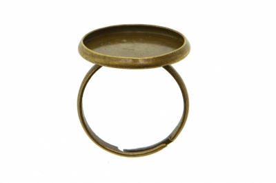 Заготовка для рукоделия металлическая фигурная для кольца 15мм - купить в Ульяновске. Цена: 7.44 руб.