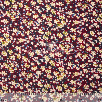 Плательная ткань "Софи" 5.1, 75 гр/м2, шир.150 см, принт растительный - купить в Ульяновске. Цена 243.96 руб.