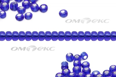 Бисер (SL) 11/0 ( упак.100 гр) цв.28 - синий - купить в Ульяновске. Цена: 53.34 руб.