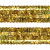 Тесьма с пайетками D16, шир. 20 мм/уп. 25+/-1 м, цвет золото - купить в Ульяновске. Цена: 778.19 руб.