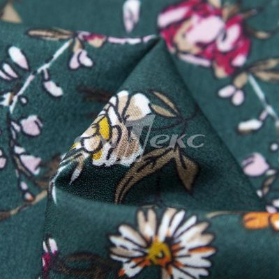 Плательная ткань "Фламенко" 6.1, 80 гр/м2, шир.150 см, принт растительный - купить в Ульяновске. Цена 241.49 руб.