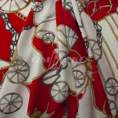 Плательная ткань "Фламенко" 13.1, 80 гр/м2, шир.150 см, принт этнический - купить в Ульяновске. Цена 241.49 руб.