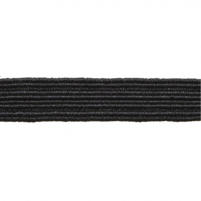 Резинка продежка С-52, шир. 7 мм (20 шт/10 м), цвет чёрный - купить в Ульяновске. Цена: 1 338.93 руб.