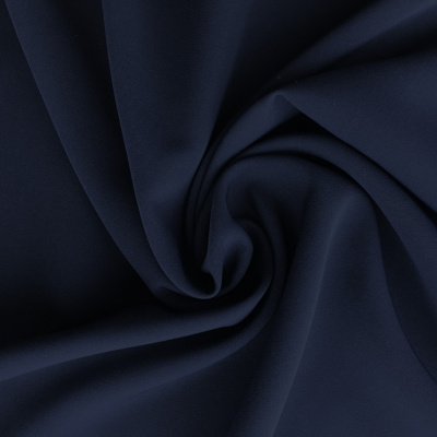 Костюмная ткань "Элис", 220 гр/м2, шир.150 см, цвет т.синий - купить в Ульяновске. Цена 308 руб.