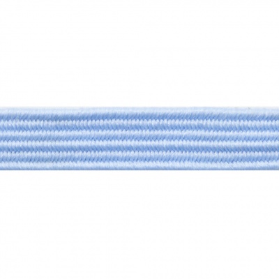 Резиновые нити с текстильным покрытием, шир. 6 мм ( упак.30 м/уп), цв.- 108-голубой - купить в Ульяновске. Цена: 155.22 руб.