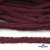 Шнур плетеный d-6 мм круглый, 70% хлопок 30% полиэстер, уп.90+/-1 м, цв.1070-бордовый - купить в Ульяновске. Цена: 588 руб.